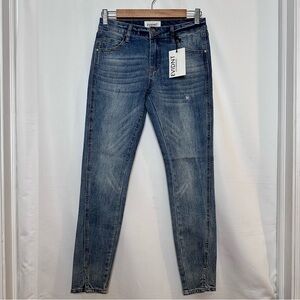Anthropologie EVIDNT Women’s Tate Skinny Jeans High Rise Cotton Size 26 NWT